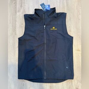 Notre Dame Cutter & Buck weather proof vest men's small
